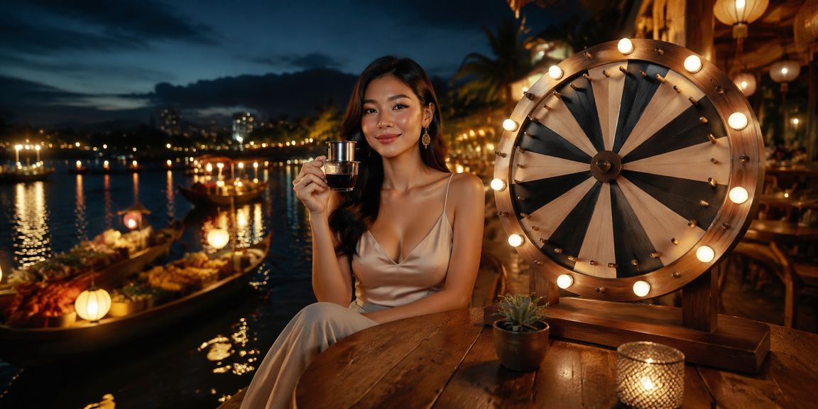 Người chơi tại Nha Trang tham gia quay số Jackpot trực tuyến vào buổi tối